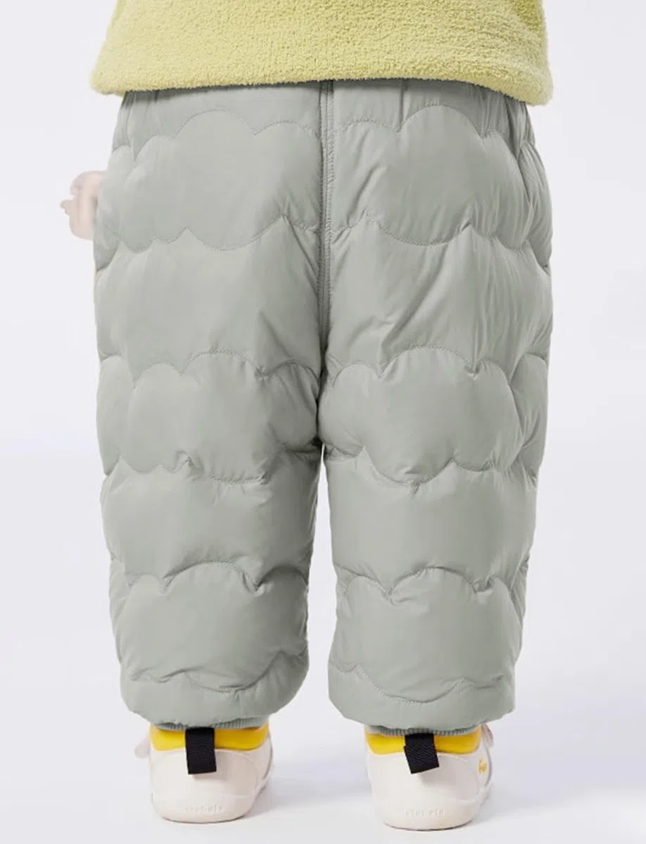 Happy Cherry Pantaloni Invernali Caldi per Bambini 1-7 Anni Pantaloni da Sci Imbottiti Impermeabili Antivento per Neonato Bambina