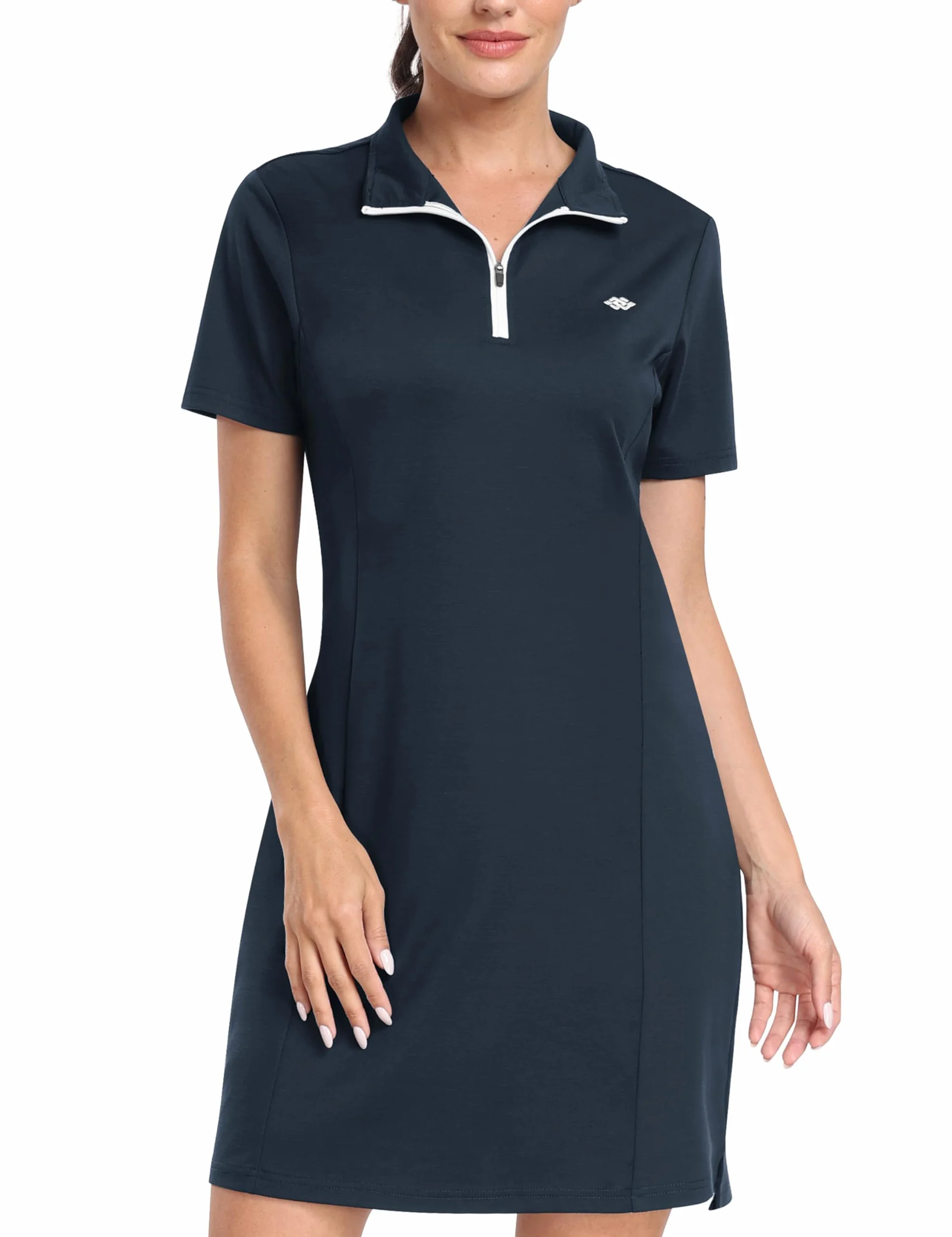 MoFiz Vestito Polo Donna Manica Corta Estate Sportivo Tenis Golf Dress