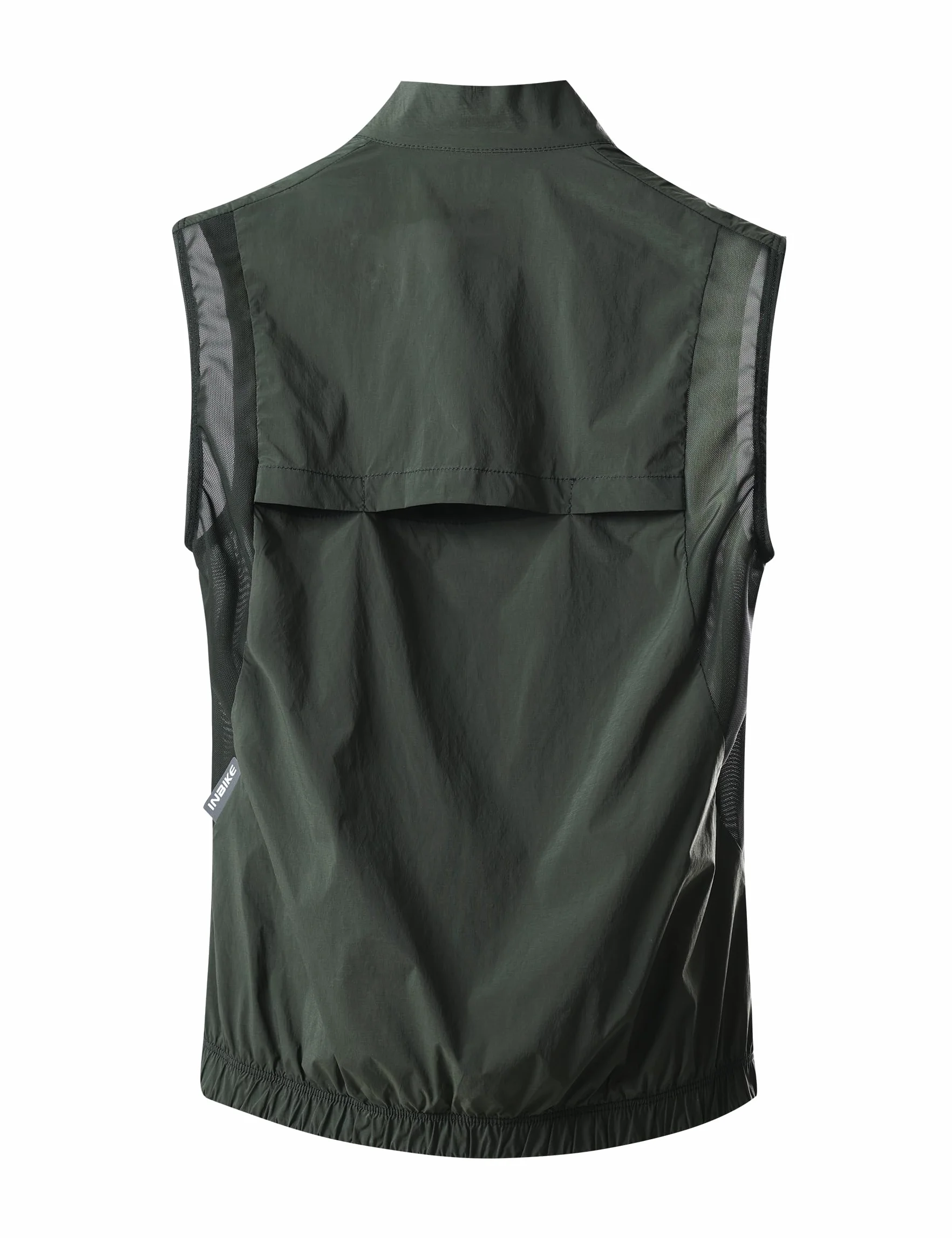 INBIKE Gilet Ciclismo Uomo Antivento Gilet Bici Estivo Sportivo Gilet Running Traspirante Leggero Anti-UV Catarifrangente Vita Quotidiana Unisex