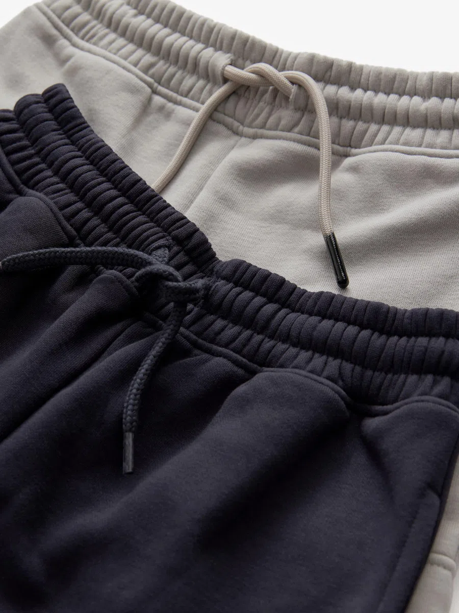 NEXT Ragazzo Confezione da 2 Pantaloni da Jogging Cargo Slim