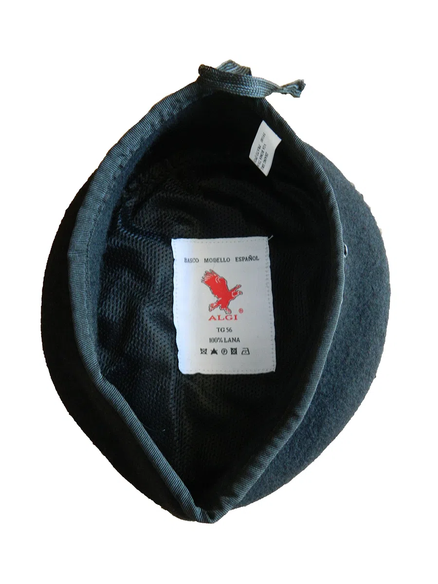 Basco Spagnolo Puro Lana Blu Navy