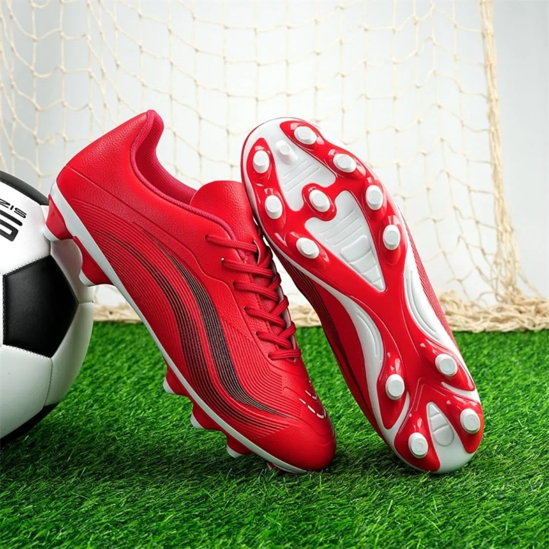 Scarpe da Calcio da Uomo con Tacchetti Scarpe Basse Calzature da Esterno per Bambini Scarpe da Calcio Professionali per Allenamento su Erba Sintetica