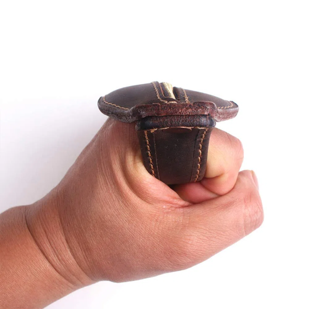 Portamonete in Pelle da Uomo di Moda, Attrezzi da Uomo all'aperto edc Autodifesa Multiuso, Cintura di autodifesa, Fatto a Mano Include Custodia Multifunzionale