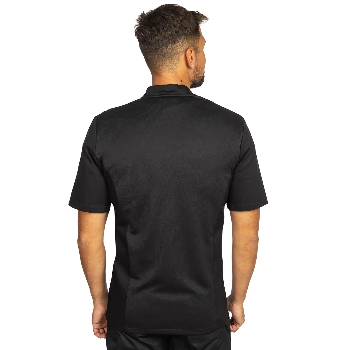PALLTEX KOTO SS 100% Cotone Giacca Cuoco Uomo e Donna Unisex con i Bottoni Automatici Giacca da Cuoco Ristorante Divisa da Cuoco a Maniche Corti