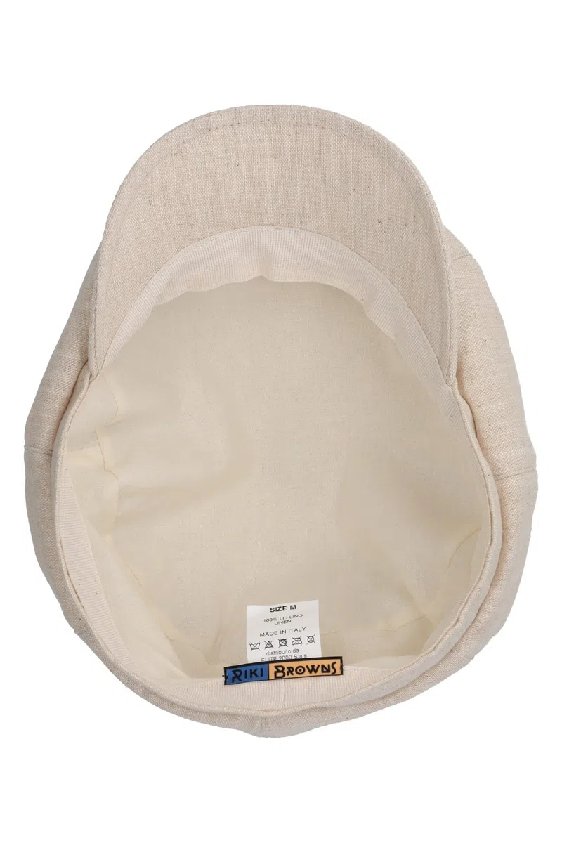Coppola Uomo Estiva 100% Lino Made in Italy - Cappello Irlandese 8 Spicchi Taglie 55-61