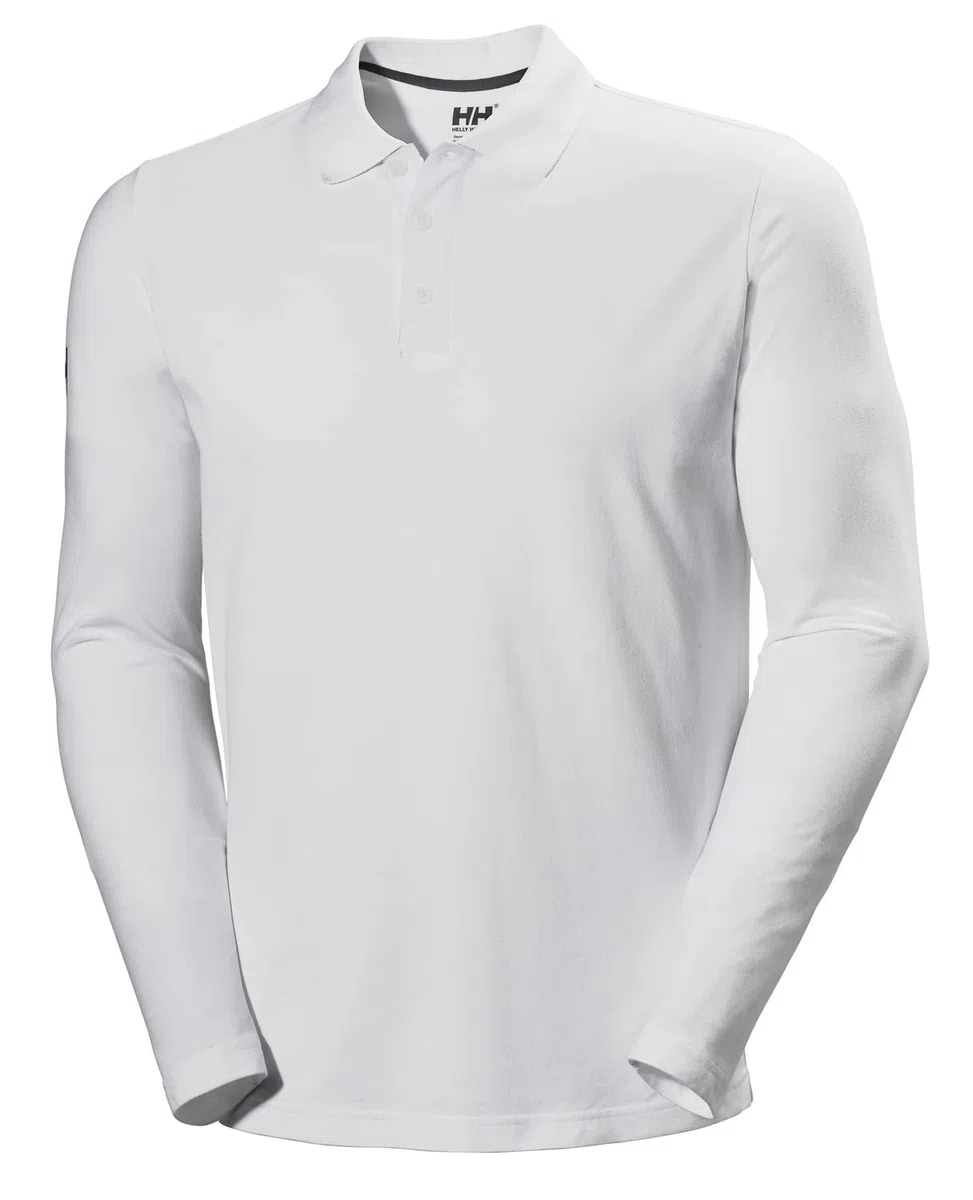 Helly Hansen Polo a Maniche Lunghe Uomo Crewline, asciugatura rapida, Outdoor, protezione solare