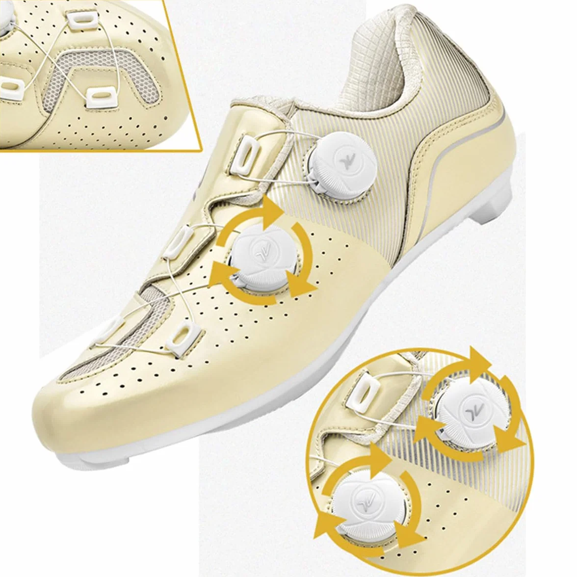 Hixingo Scarpe Ciclismo Strada Uomo, da Donna, Compatibili Pedali SPD SPD-SL Look Delta, Scarpe MTB Bike per Bici da Strada, Unisex Scarpes Ciclismo MTB Traspirante All'aperto per Bici 37-47 EU