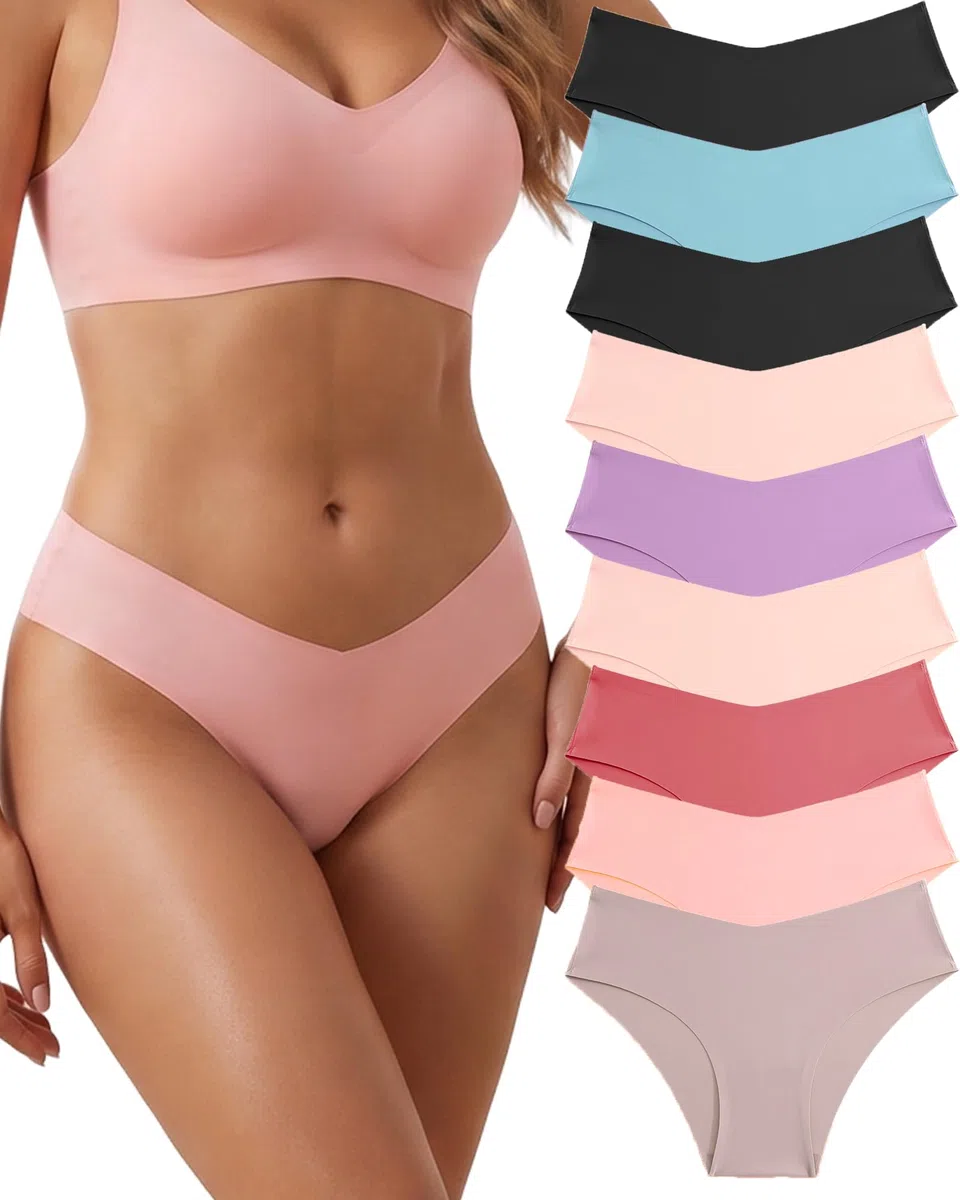 FINETOO 9 Pezzi Slip Senza Cuciture Donna Pantaloni a Vita Bassa Mutande Culotte e Parigamba Invisibili Biancheria Intima Sexy Biancheria Intima Comoda Mutandine Bikini Confezione Multipla XS-XL…