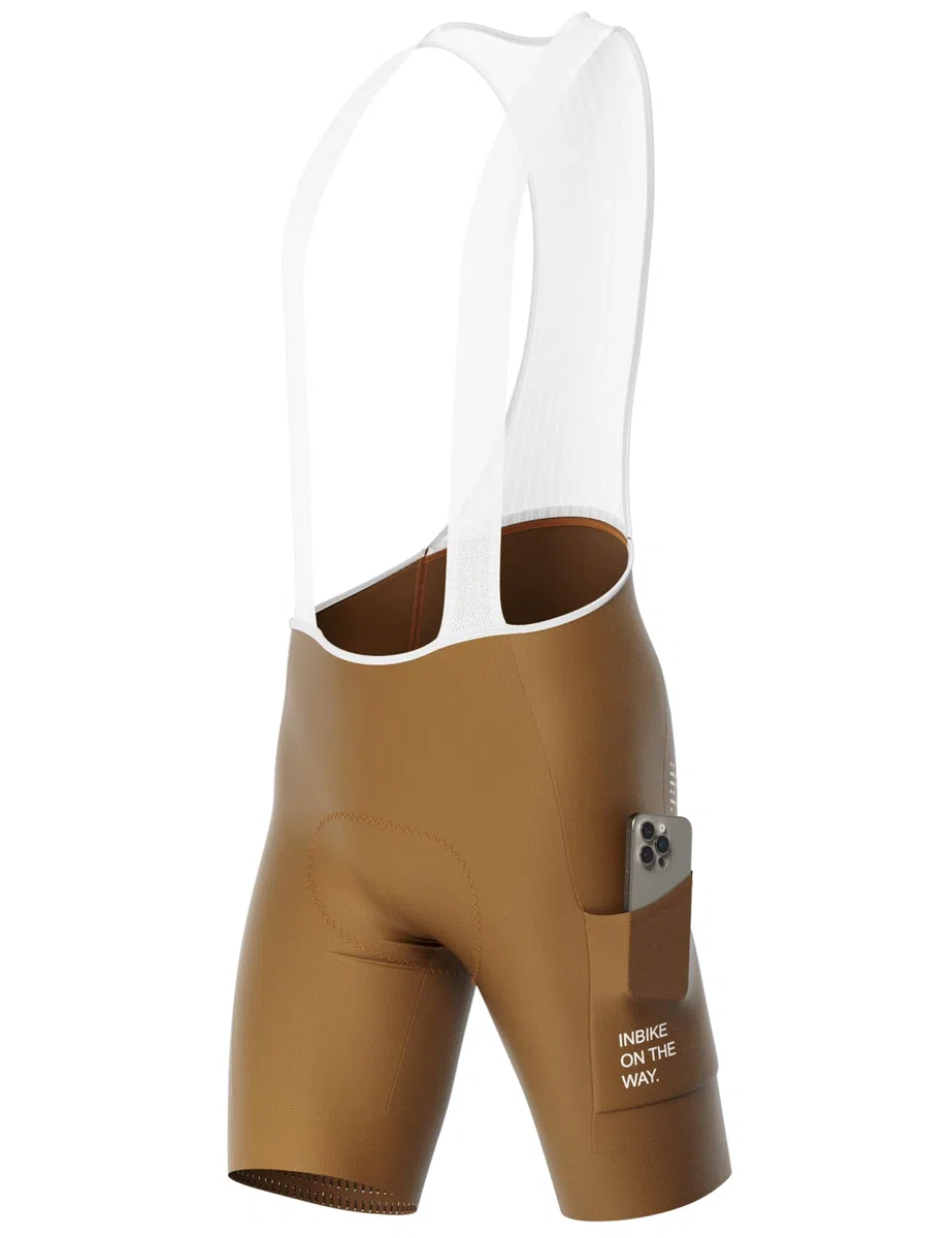 INBIKE Salopette Ciclismo Uomo con Fodello 3D Pantaloncini Bici da Strada con Bretelle Pantaloncini MTB Traspirante Asciugatura Rapida Abbigliamento Ciclismo Estivo