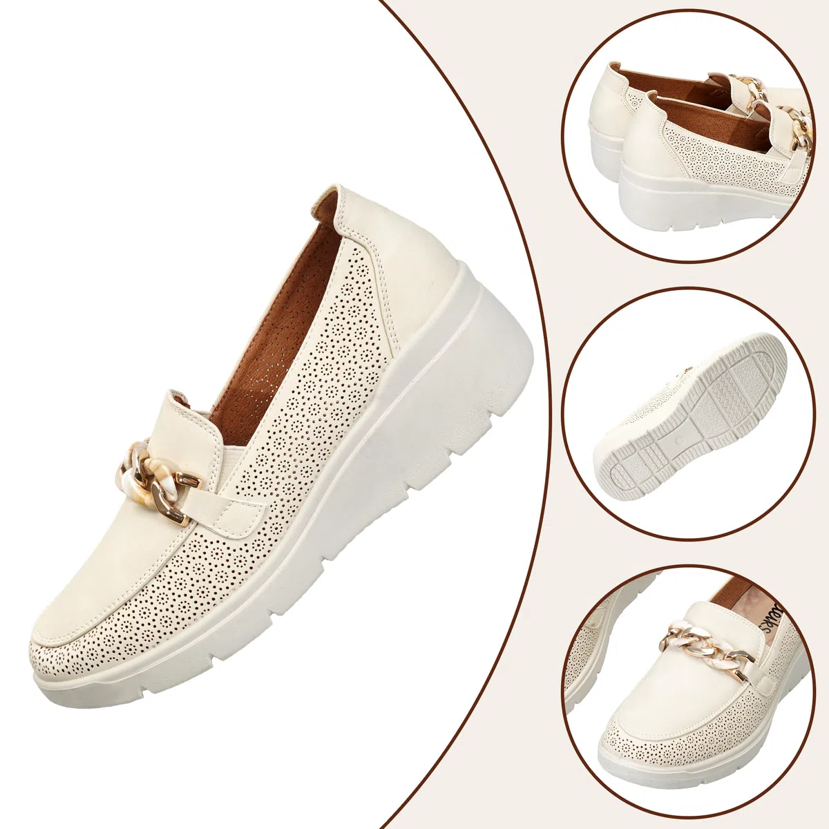 Scarpe Slip on Donna Mocassino Donna Elegante WCL260334 IT