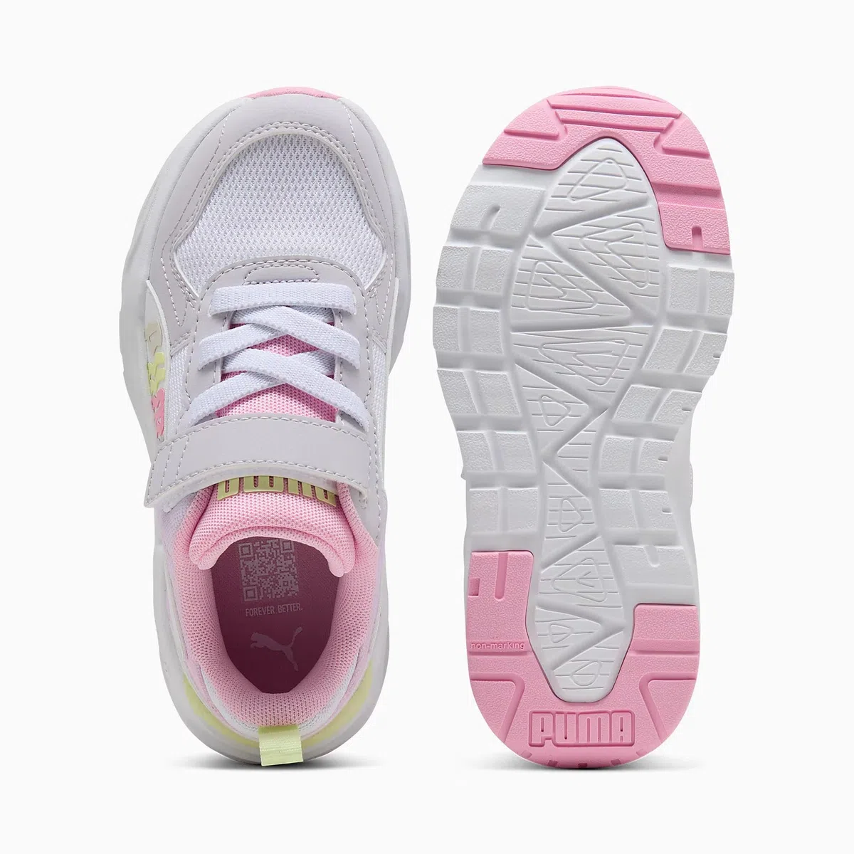 PUMA Trinity 2 Lt Come on AC+ PS Basket, Lavanda Pop Spritz Mela Bianco, 28 EU, PUMA SPIRITZ - Lavanda Pop con Mela Bianca, 28 EU