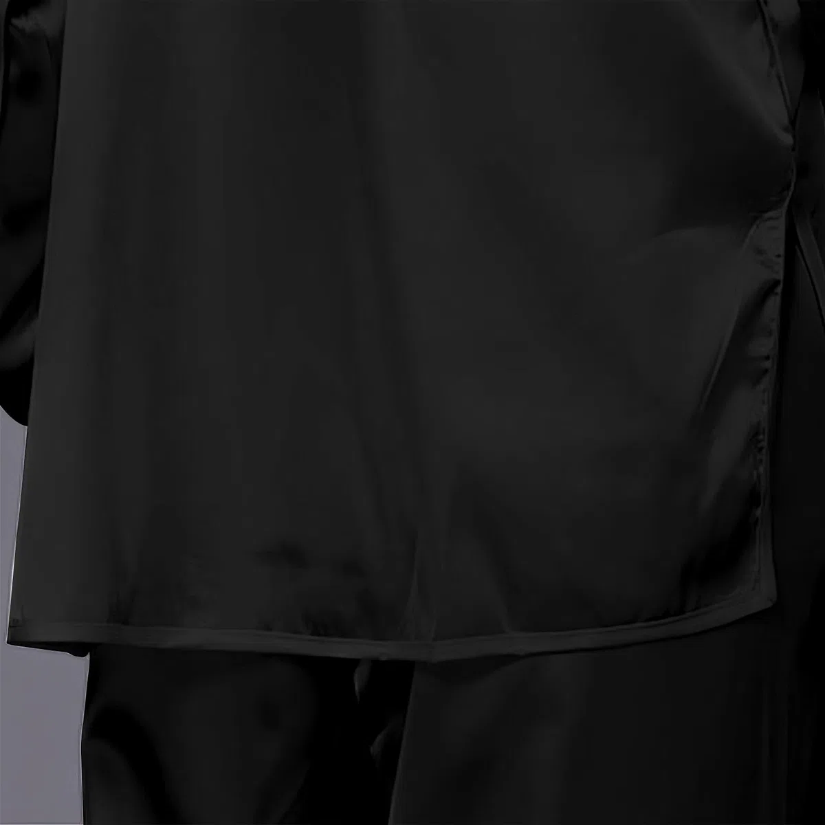 Andux Cinese Tradizionale Tai Chi Uniformi Kung Fu Abbigliamento Unisex SS-TJF01 (Nero,XXL)
