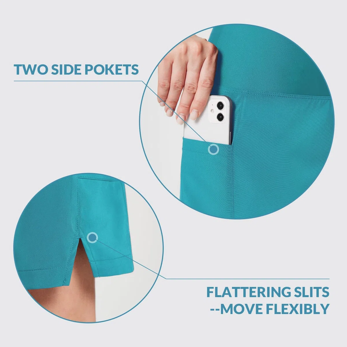 baleaf Pantaloncini da Bagno Donna con Fodera Costumi da Bagno Asciugatura Rapida UV Protenzione