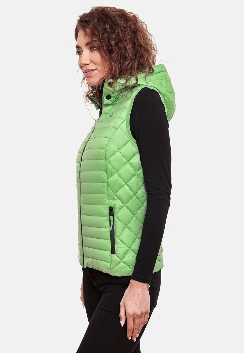 MARIKOO Giacca da donna per le mezze stagioni, con cappuccio rimovibile, taglia XS-3XL