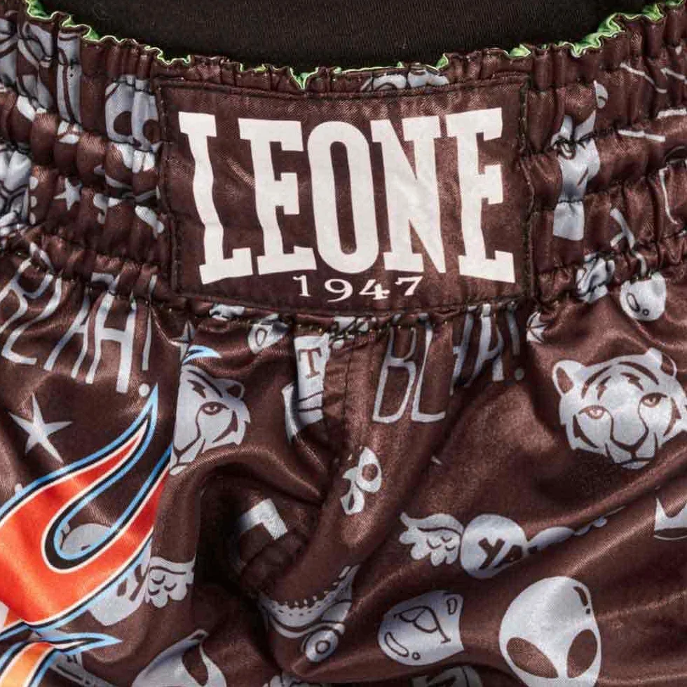 Leone 1947 - Pantaloncini Boxe, Pantaloncini Kick-Thai Jr. Unisex - Bambini e Ragazzi