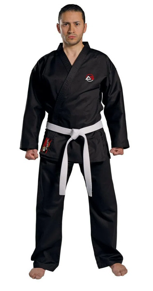 Athletics Gear - Tuta da karate con cintura in misto cotone poliestere, leggero, Judo Taekwondo per bambini, uomini e donne