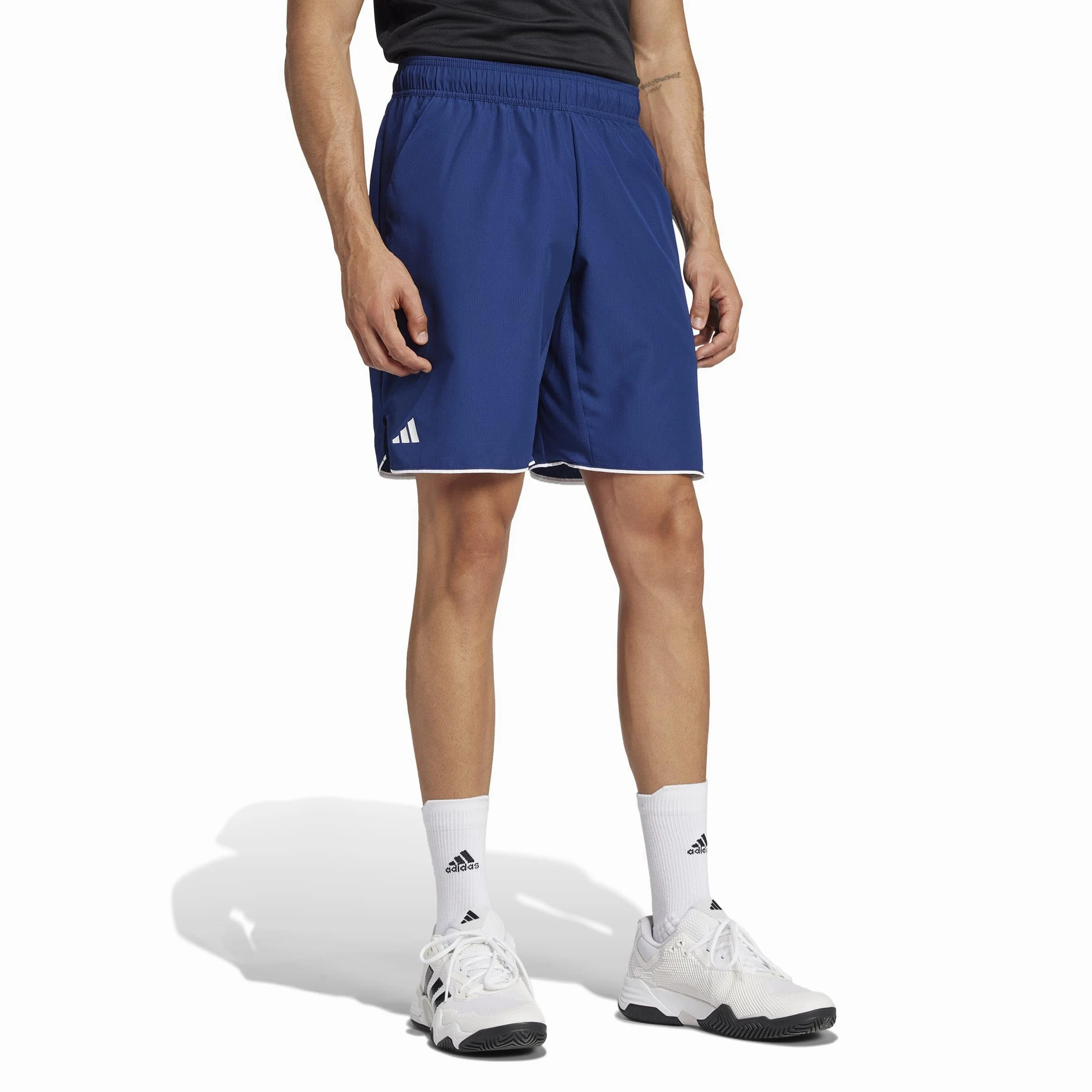 adidas Uomo Club Tennis Climacool Shorts, Dark Blue, S 9 inch