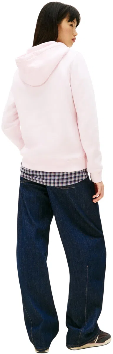 Tommy Jeans Donna Felpa con Cappuccio Flag Regular Fit