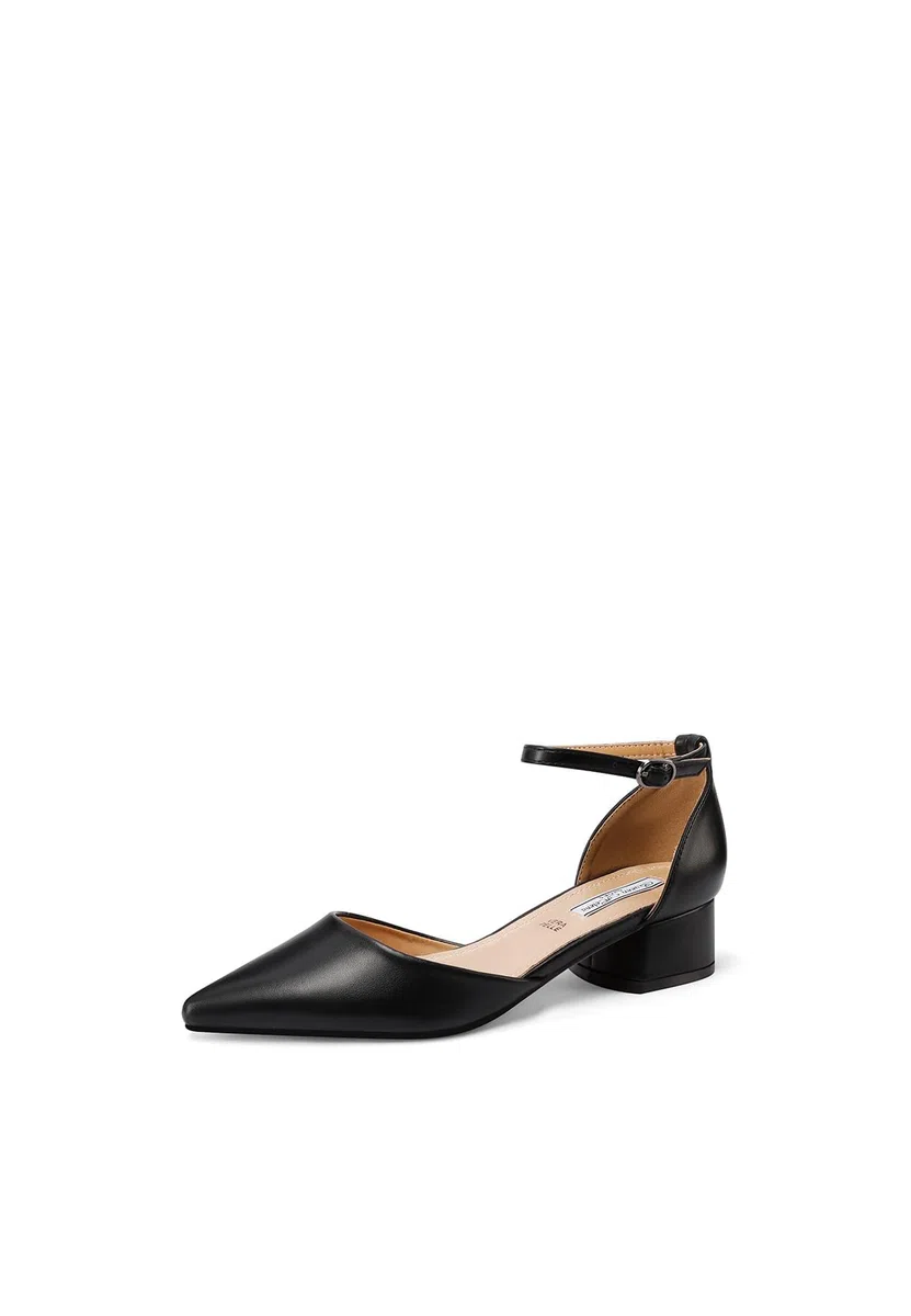 QUEEN HELENA Décolleté con Tacco Basso Scarpe Eleganti a Punta Chiusa Donna ZM9905
