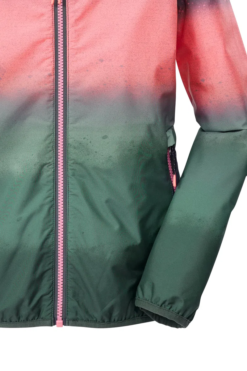 Killtec Kos 155 Grls Jckt Giacca funzionale/giacca antipioggia impermeabile con cappuccio Bambine e ragazze