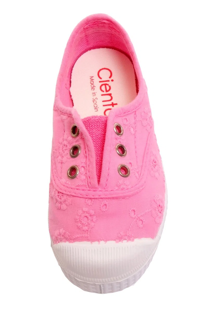 CIENTA - Scarpa Rosa in Tessuto Ecologico Non trattato, Punta in Gomma, Fodera in Tessuto Traspirante, Bambina, Ragazza-29