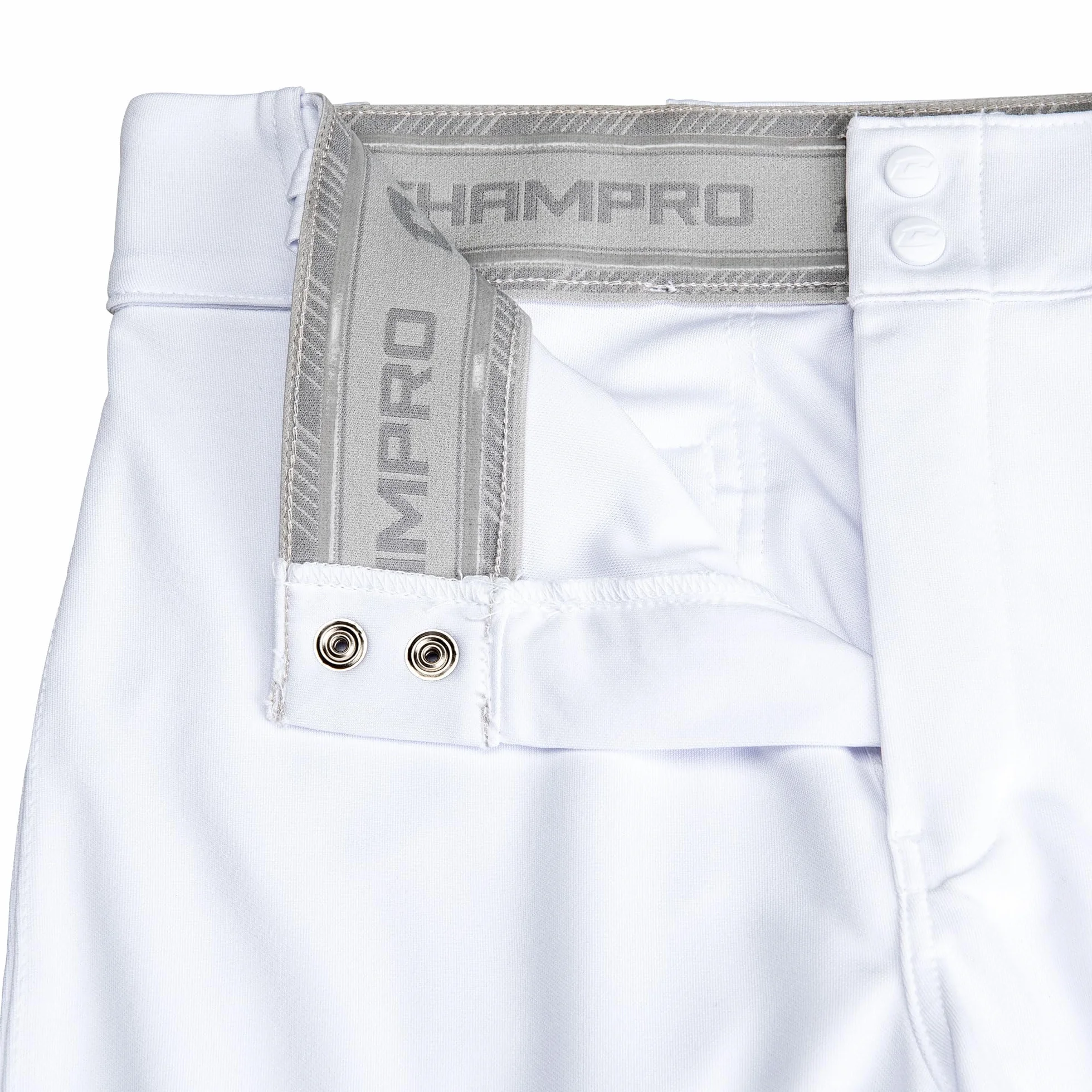 Champro Triple Crown 2.0 Tapered Bottom Baseball Pants Pantaloni, Bianco/Giardino opulento, XXXL Uomo