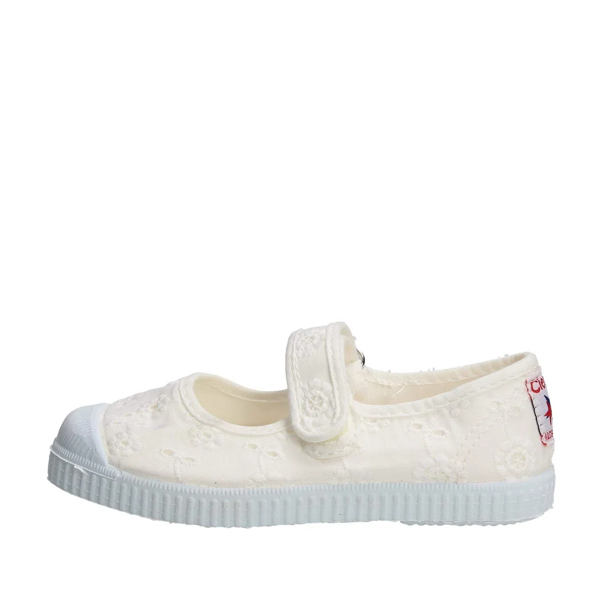 CIENTA 76998 Bianco Scarpe Bambina Ballerine Strappo Tessuto profumate