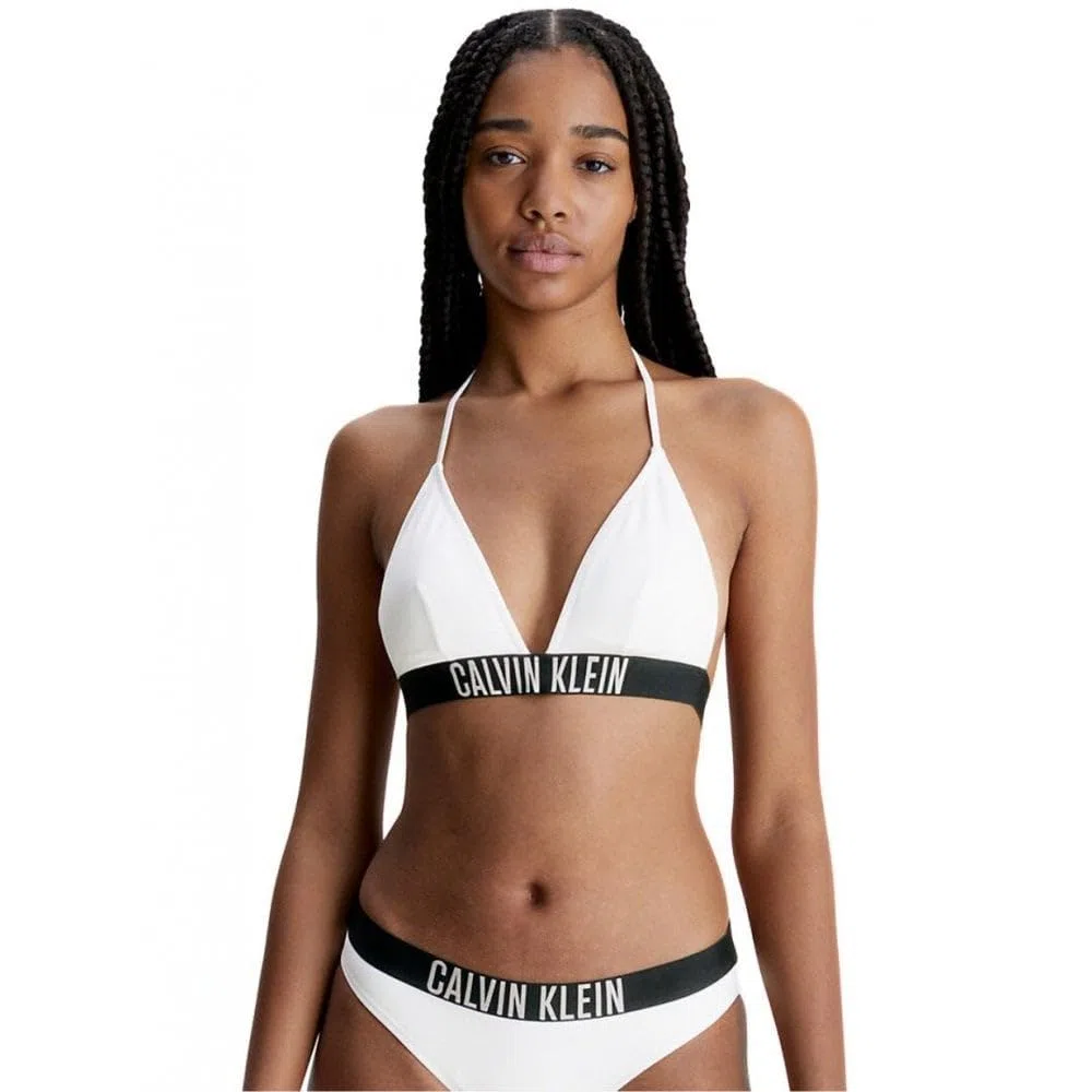 Calvin Klein Top Bikini a Triangolo Donna Imbottito