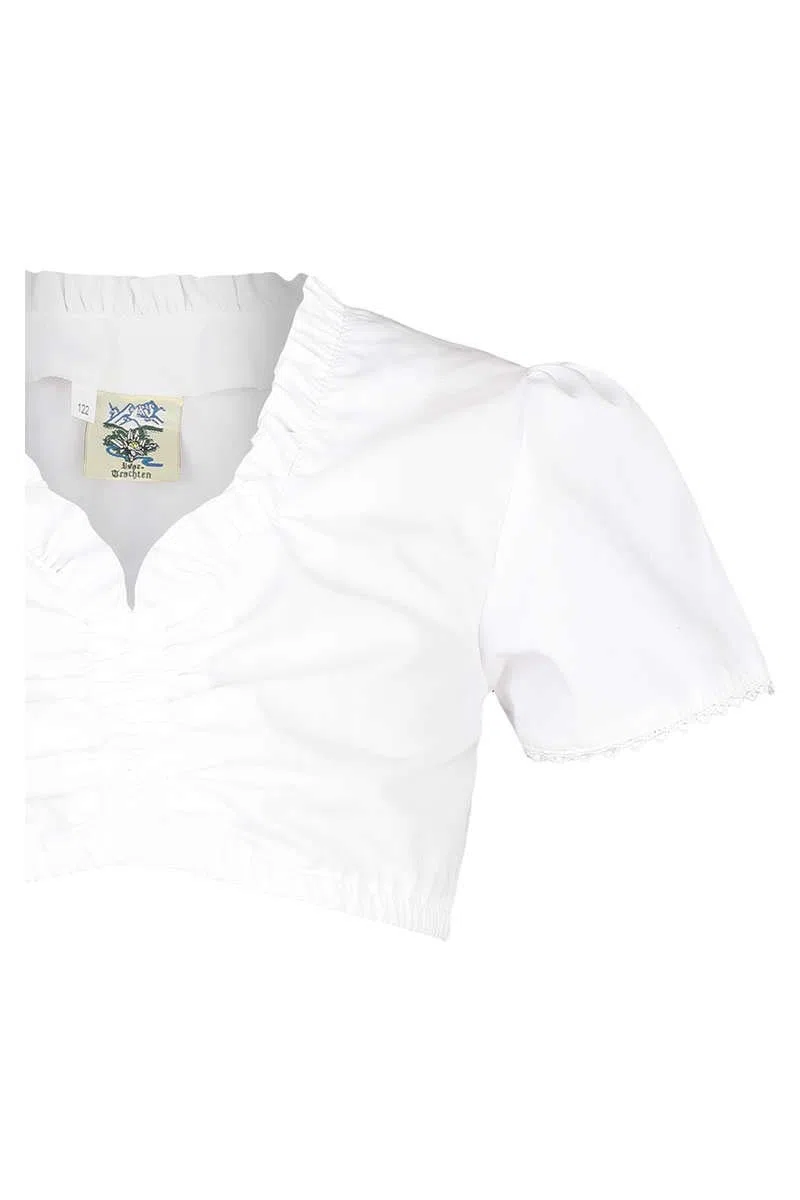 Isar-Trachten Camicetta Dirndl Adolescenti e Bambini