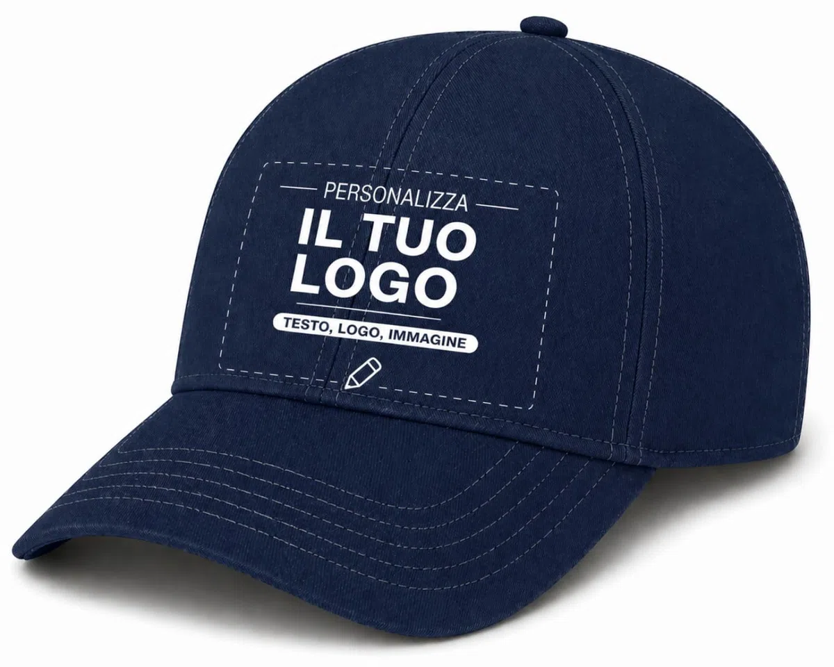 Cappello personalizzato - stampa il tuo cappello personalizzabile - 100% cotone - taglia unica - uomodonna - ideale per feste, regalo, scuola, gite e uso quotidiano.