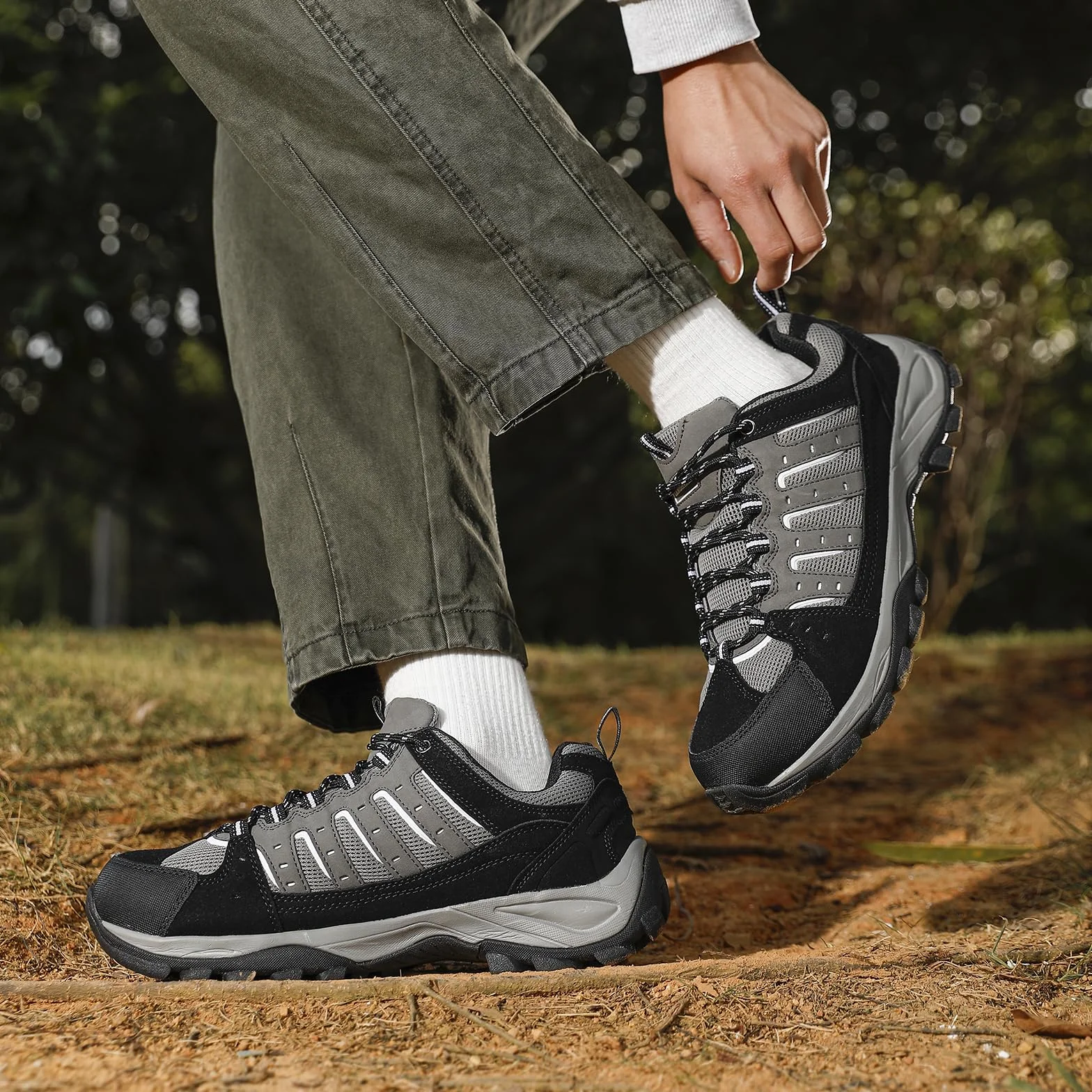 Scarpe da Escursionismo Uomo Comode Leggera Traspirante Sneaker ldk2502 Taglia 41-46