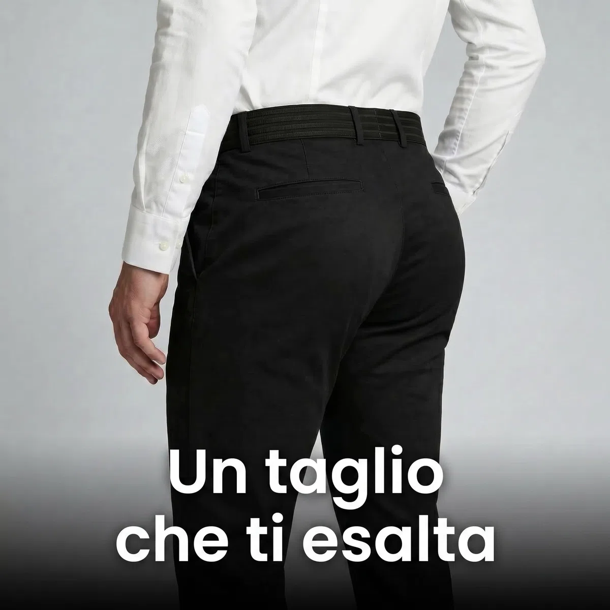 Bellutia Pantalone Elasticizzato MorphoFit, Pantaloni Uomo Elasticizzati Traspirante Slim Fit Pantalone morphofit bellutia Uomo Tessuto Stretch Leggero Senza Stirare Asciugatura Rapida