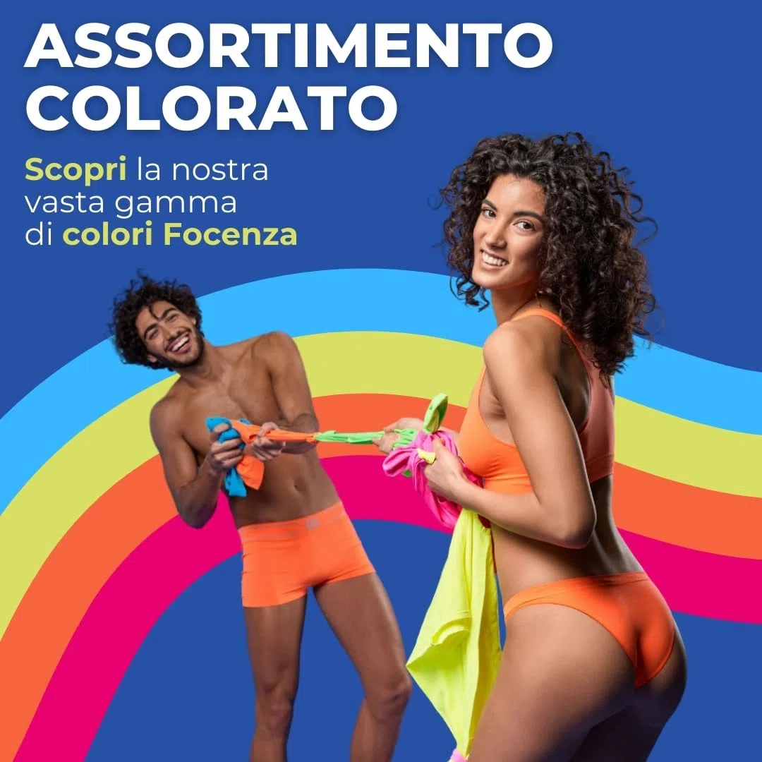 FOCENZA Set 3 Pezzi Canotta Donna Spalla Larga in Morbida Microfibra, Intimo Senza Cuciture in Vari Colori, Made in Italy
