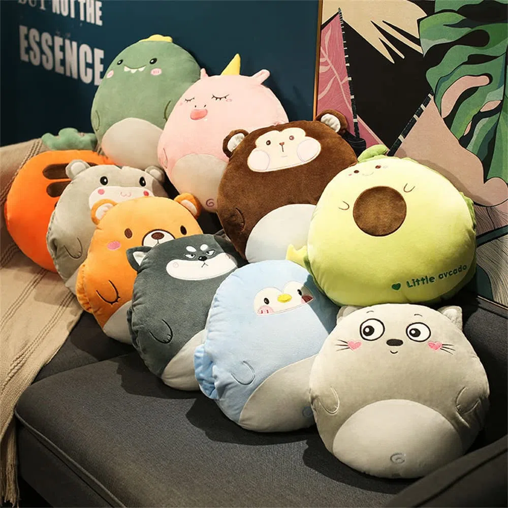 Cuscino da abbracciare,3 in 1 Trapunta Multifunzionale Coperta per Cuscino,cuscino portatile leggero da viaggio,per viaggi e campeggio all'aperto (L, Dinosauro)