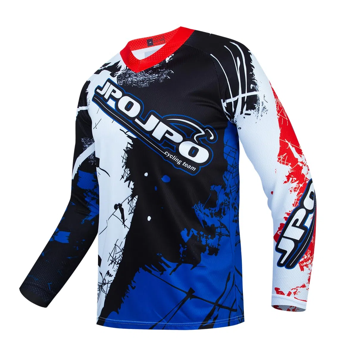 Maglia da bici da cross per bambini, per mountain bike, a maniche lunghe, da discesa, per motocross