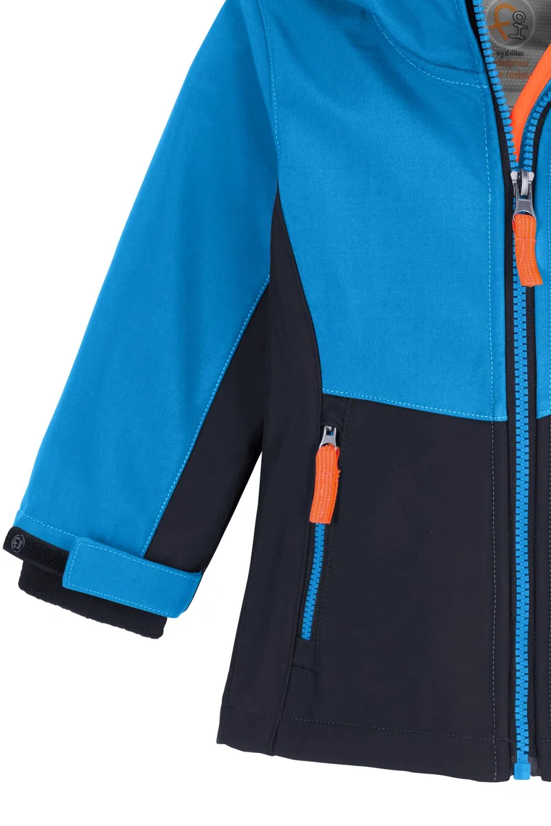 first instinct by killtec Fiow 5 Mns Sftshll Jckt Giacca softshell/giacca outdoor con cappuccio Unisex - Bimbi 0-24