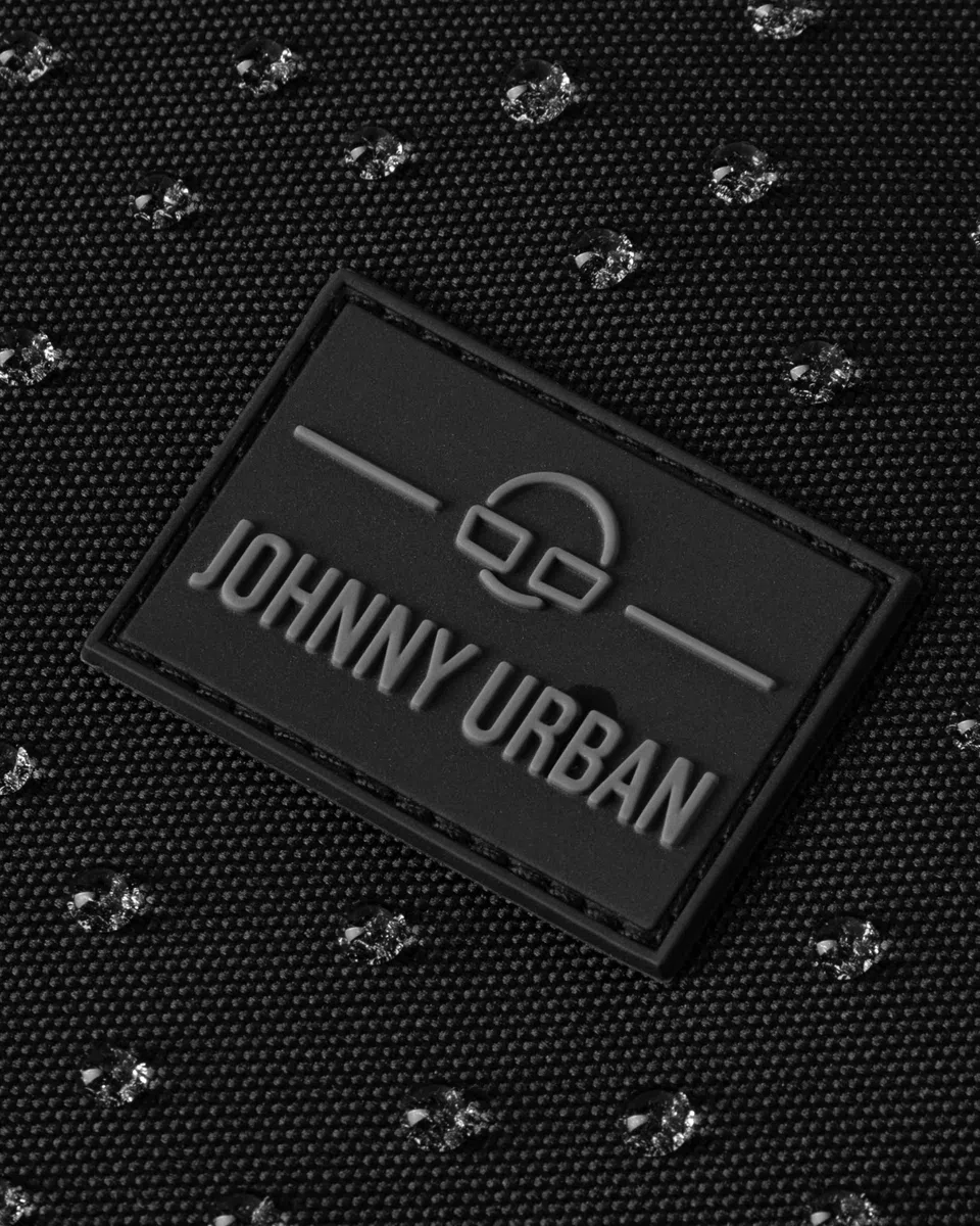 Johnny Urban Borsa a Tracolla Donna e Uomo Nero - Ally Large - Borsa Mezzaluna Grande - Crossbody Moon Bag - Marsupio Rotonda con Tracolla Regolabile - Idrorepellente