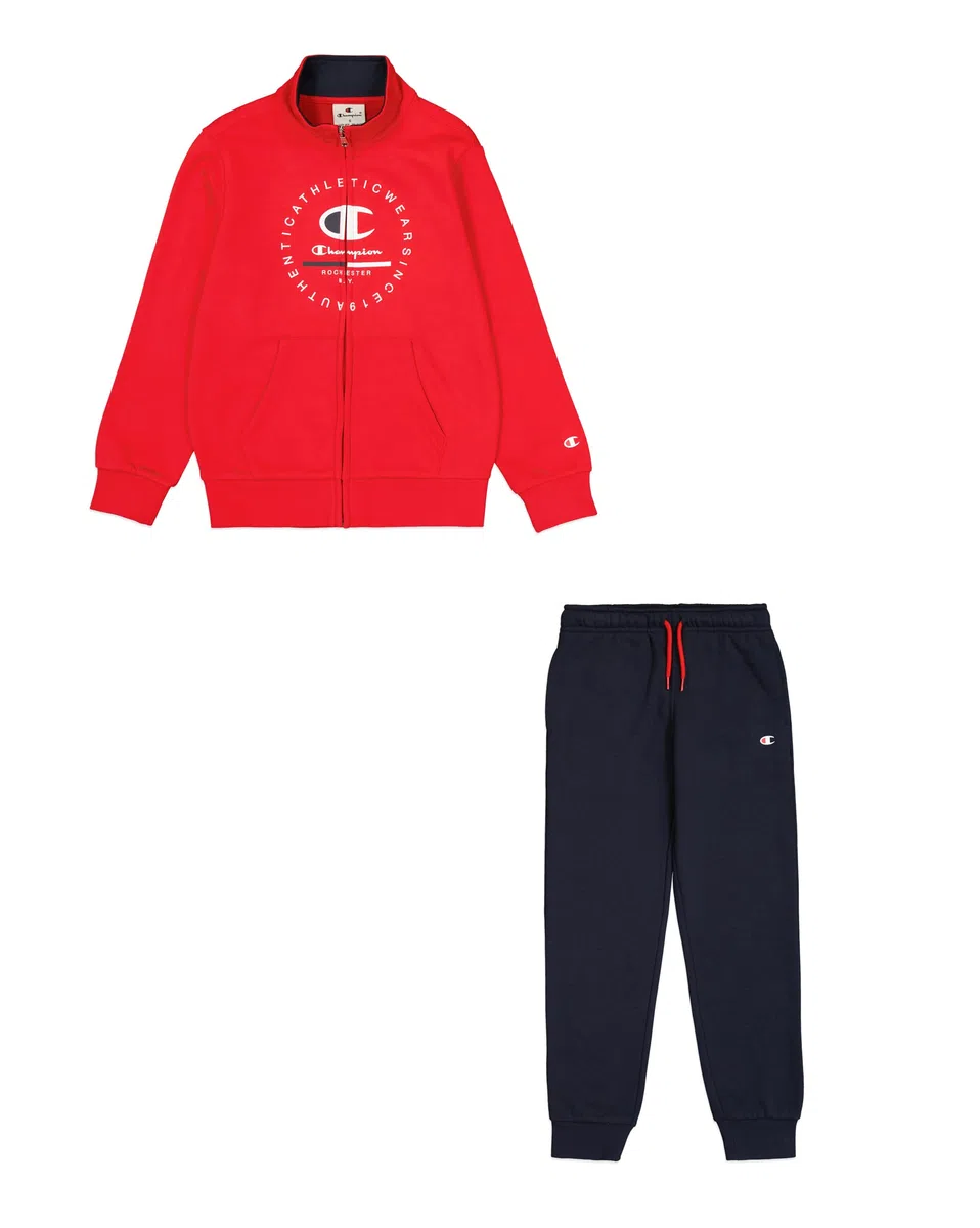 Champion Legacy Graphic Shop B (306844) - Ultra-light Soft Compact Powerblend Fleece High-neck Tuta sportiva Bambini e ragazzi (Pacco da 1)