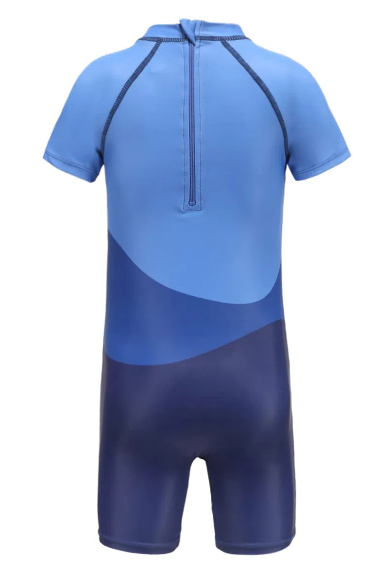 Aisyee Girls Swimsuit Kids One Piece Short Sleeve Swimwear for Girls Swimming Costume 3-16 Years