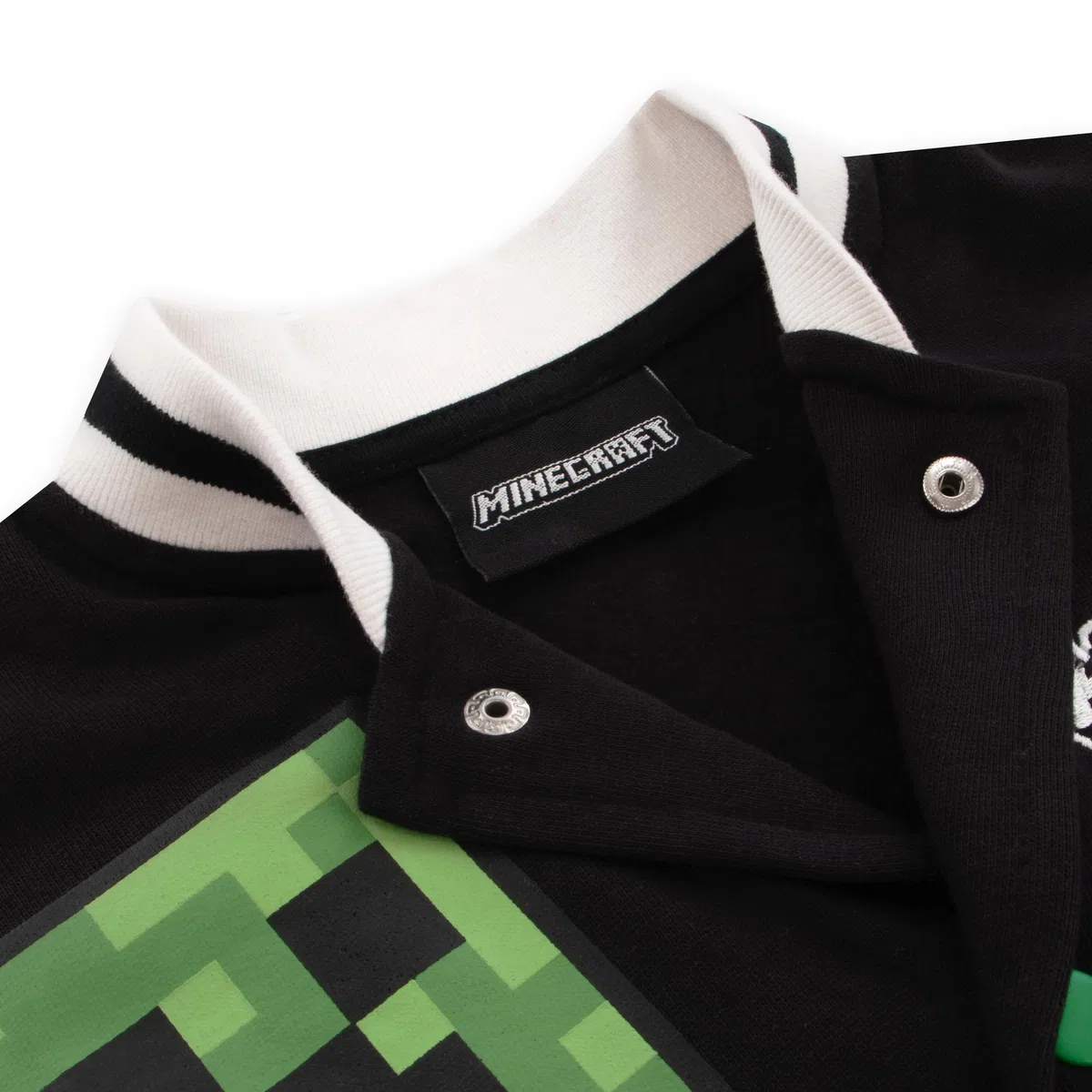 MINECRAFT Giacca Ragazzo, Giaccia Bomber Creeper, Giubbotto Ragazzo Cotone