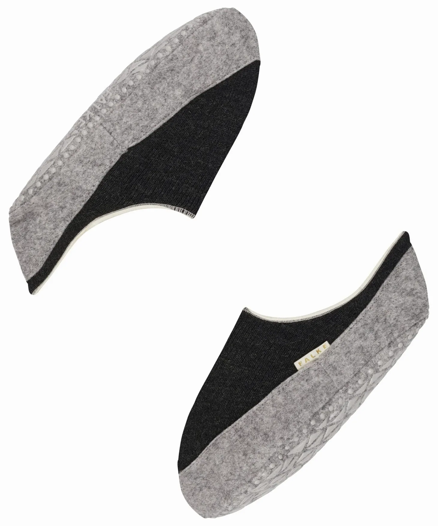 FALKE donna Cosyshoe Invisible pantofole a calzino traspiranti termoregolanti antiodore lana vergine suola gommata antiscivolo migliore aderenza spesse calde interno imbottito 1 paio