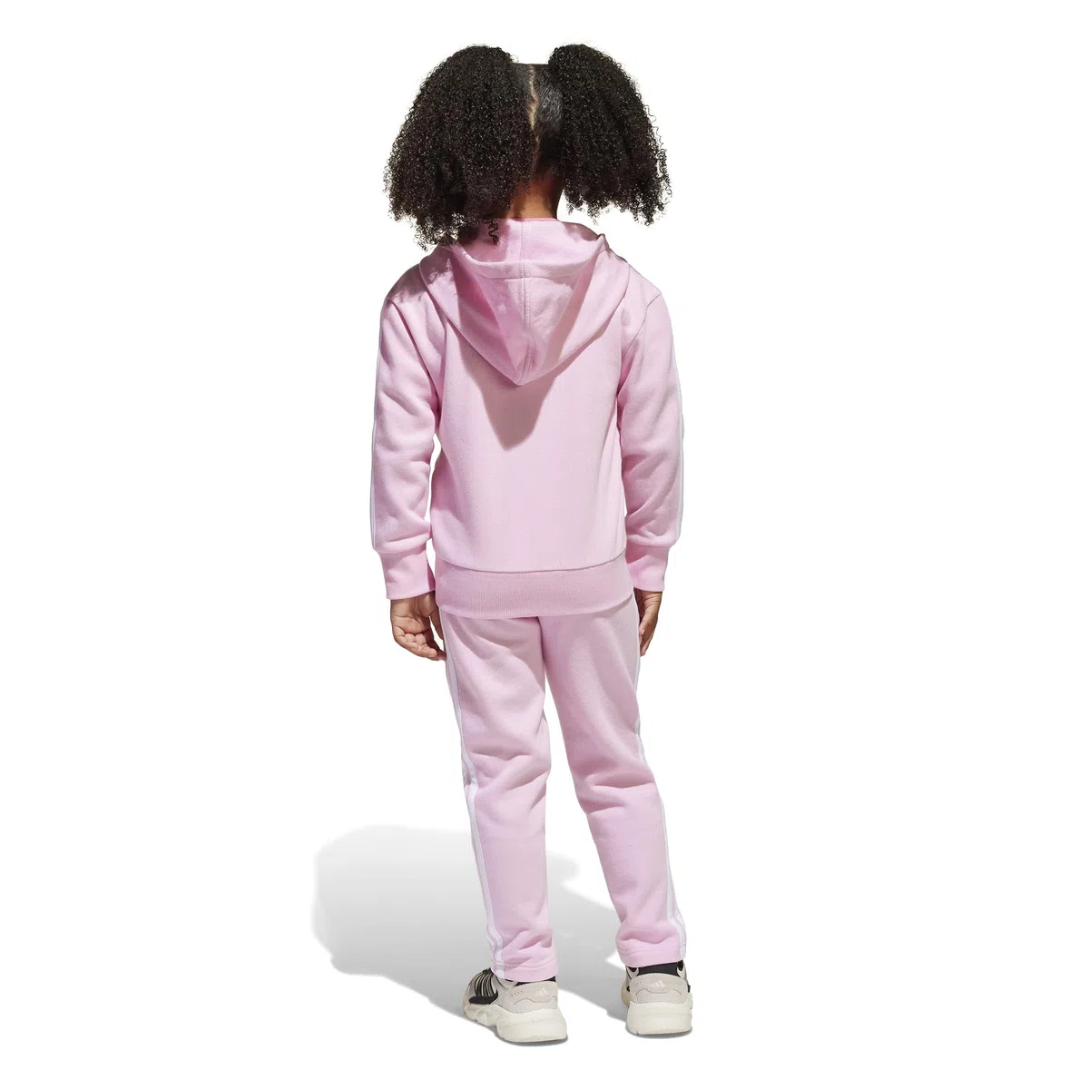 adidas Unisex - Bambini e ragazzi SEASONAL ESSENTIALS TIBERIO 3 STRIPES FLEECE TRACKSUIT