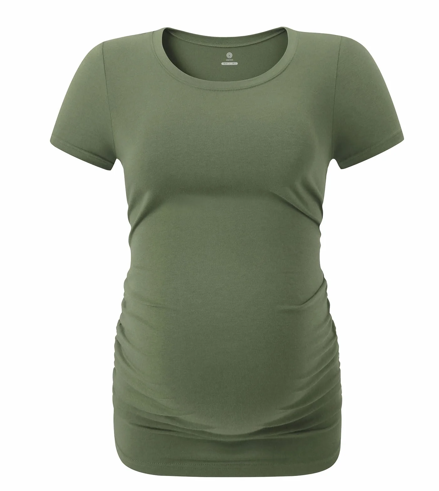 LAPASA Magliette maternità Pacco da 3 Donna Maniche Corte con Scollo Rotondo Gravidanza T-Shirt Premaman L55