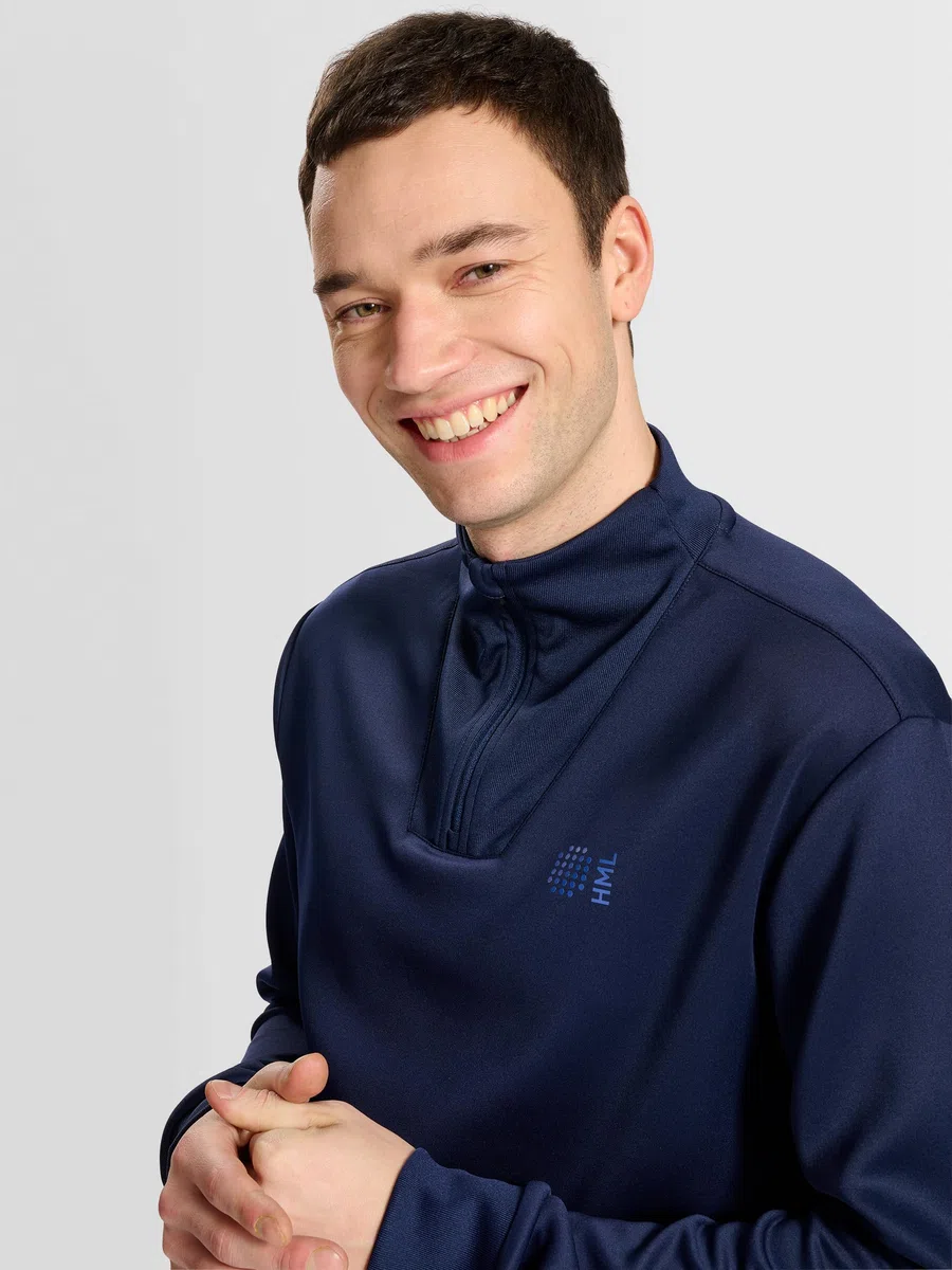 Hummel Hmlcourt Half Zip L/S Maglione Uomo