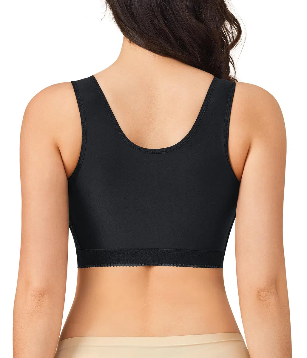 BRABIC Womens' Front Closure Post-Surgery Posture Corrector Bra Copertura Completa Donna