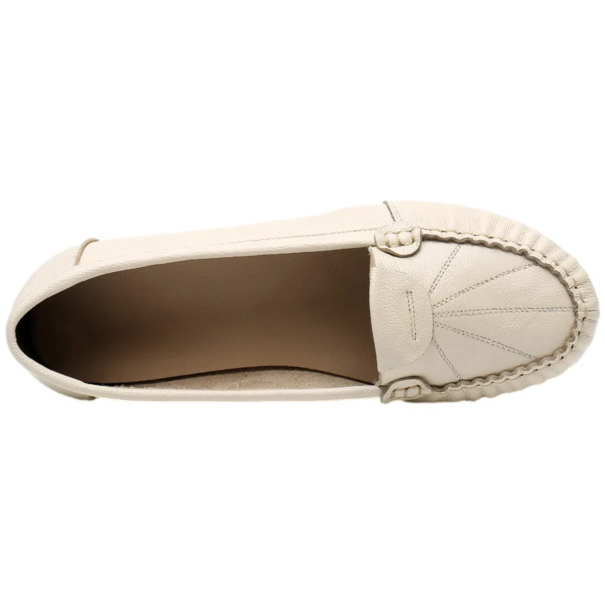 rismart Mocassini Donna Comode Scarpe di Pelle Casuale Lavoro Mocassino