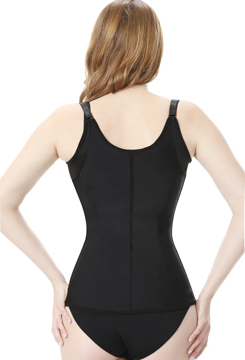 Everbellus Donna Latex Regolabile Shapewear Corsetto Bustino Vita Trainer Cincher Body Contenitivo Modellante Corpo Shaper con Spalline
