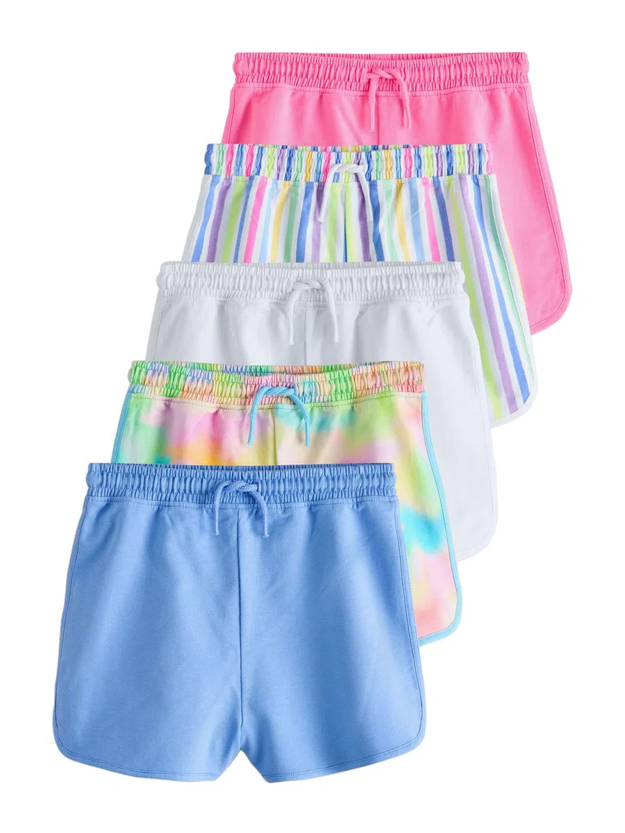 NEXT Ragazza Confezione da 5 Paia di Shorts da Running