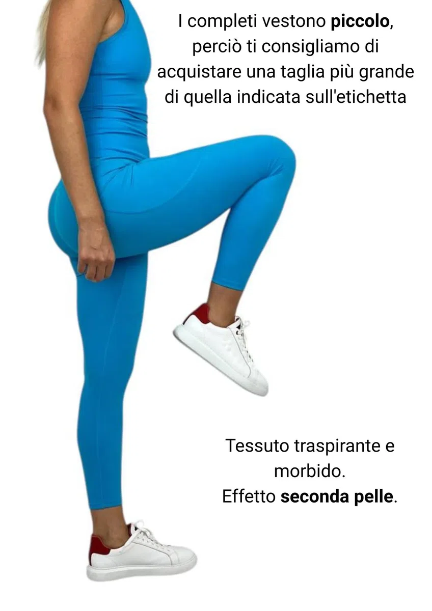Completo Palestra Donna - Set Leggins Sportivi Push Up e Reggiseno Sportivo, Tuta Completa Pantaloncini Workout e Top Fitness, Abbigliamento da Ginnastica Running Pilates