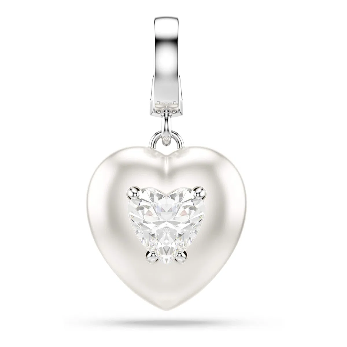 Swarovski Idyllia Collezione Bracciale rigido, Tagli misti, Cuore, Rosa, Finitura in metallo misto